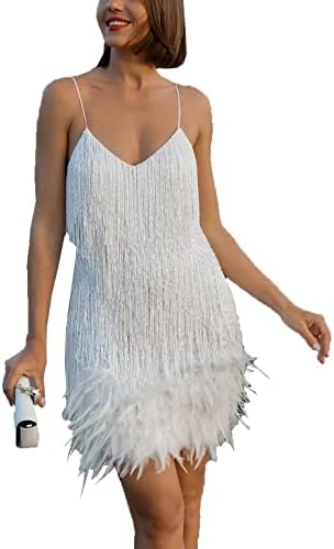 Women's Sexy Deep V Neck Sequin Glitter Bodycon Stretchy Mini Par...