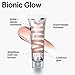 Milk Makeup Bionic Glow Liquid Illuminator, Virtual (Luminous Peach) - 0.91 fl oz - Delivers Hydrating, Natural Glow for Face & Body - Blendable & Buildable - Weightless - Vegan, Cruelty Free