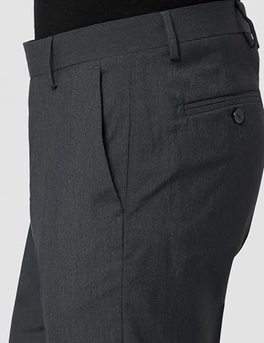 Image of Arrow Men Tapered fit Polyester SolidMid-Rise waistTrousers