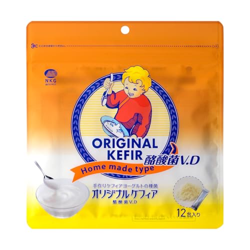 牛乳に入れるだけの手作りヨーグルト ケフラン オリジナルケフィア酪酸菌V.D 12包 (12L分) (ケフィア/ヨーグルト/酪酸菌/ビタミンD/種菌)