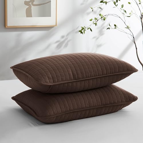 Southshore Fine Living, Inc. Brown Pillow Covers 18x18, Set of