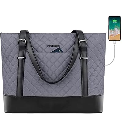 KROSER Borsa da lavoro per laptop da donna, borsa da lavoro per insegnanti
