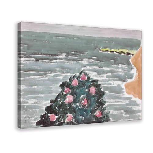 Milton Avery Wild Roses affiche art et impression sur toile cadre 61x91 cm