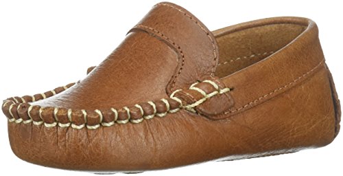 Elephantito Baby-Boy's Moccasin Crib Shoe, Natural, 2 M US Infant