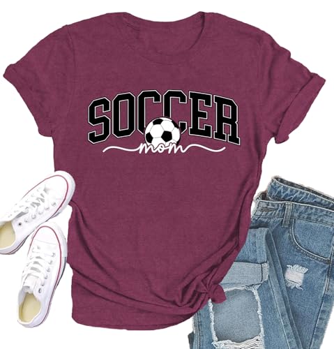 Qskall Womens Soccer Mom Shirts