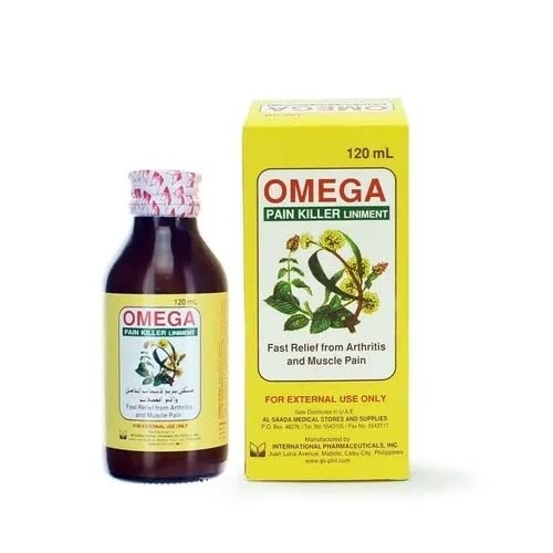 Omega Pain Killer Liniment 120ml/Instant Relief/Omega Pain Killer Liniment Oil/Best Pain Killer