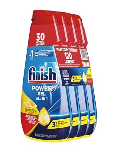 Finish Powergel Gel Detersivo per Lavastoviglie