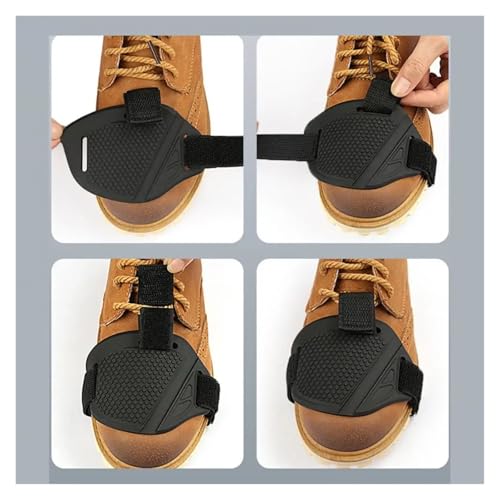 Protector de Cambio de Marchas para Motocicleta con Banda Elástica Antideslizante para Zapatos, Cubierta protectora para Ciclismo miniatura 4