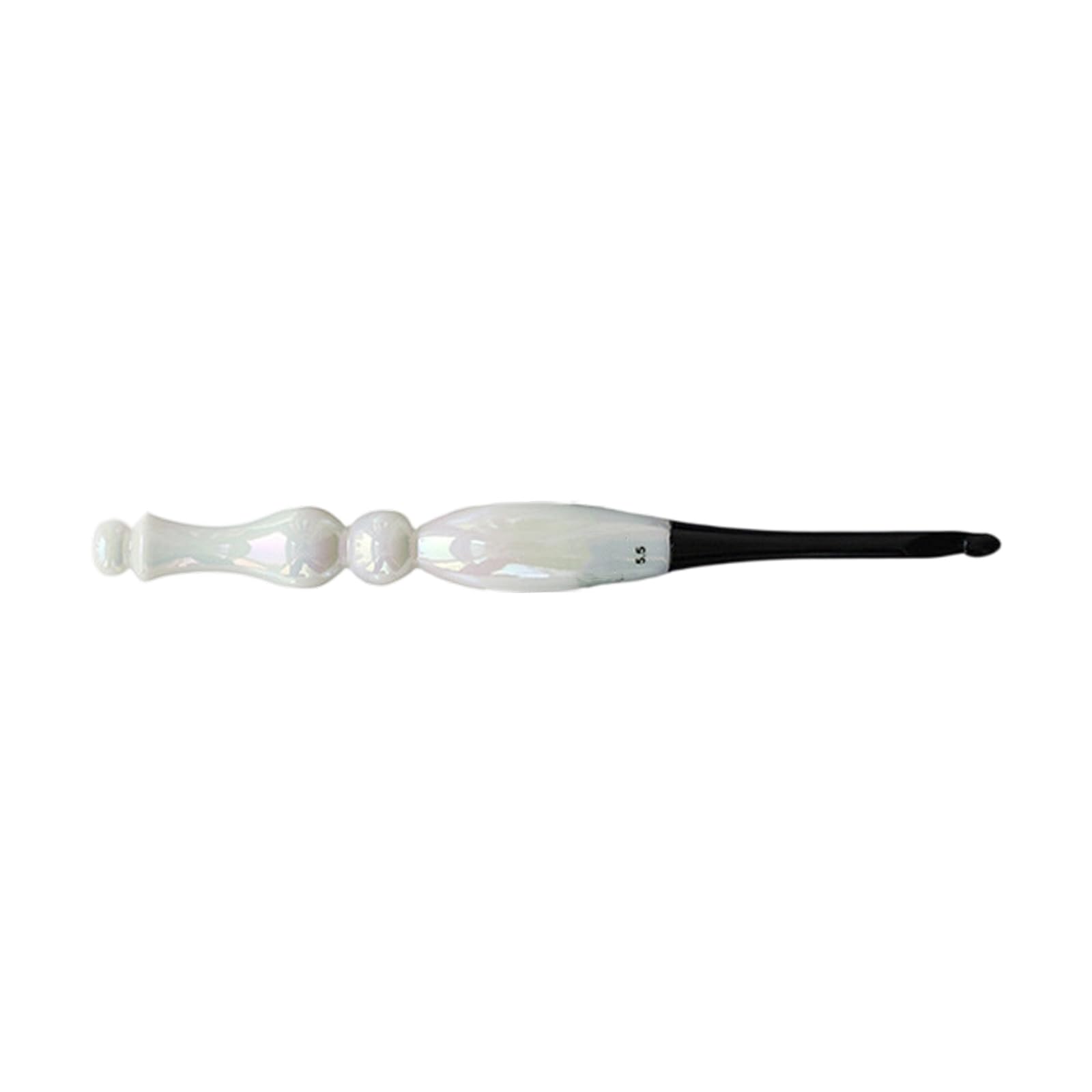 Multiple Size White Acrylic Crochet Hook with Large Ergonomic Handle for Comfortable Knitting and Crafting Projects Crochet Hook