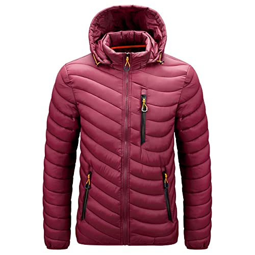 Veste légère en coton avec col amovible Legou homme grand confort 6XL