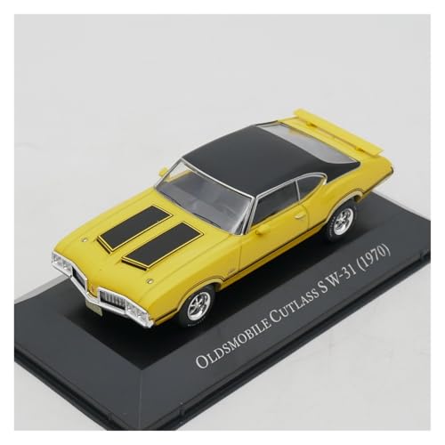 Modelo 1:43 Oldsmobile Cutlass S W31 1970 Metal miniatura 2