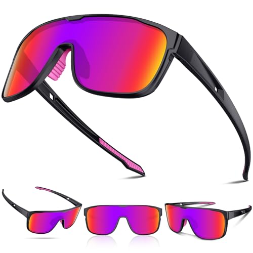 Rosemal Polarized Sports Sunglasses Cycling Sunglasses Running Biking Baseball for Men Women Youth UV400