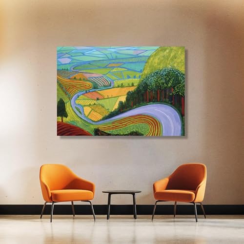 Décoration intérieure avec cadre intérieur en bois peinture sur toile