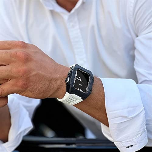 Kit boîtier carbone Apple Watch 45mm contre les rayures