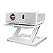 Uchwyt Projektora Projektor Stojak na biurko Ergonomiczny stojak na laptopa Laptop Riser Regulowany Uchwyt Notebook Stojak Wielofunkcyjny Stojak na projektor Stojak na Rzutnik (Color : White)