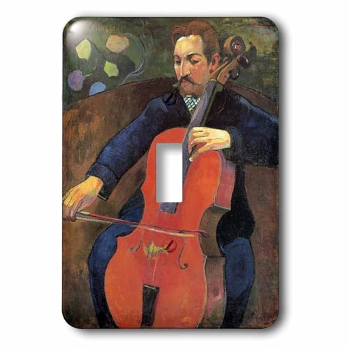 Interrupteur simple 3dRose lsp_171444_1 Paul Gauguin Violoncelle mural
