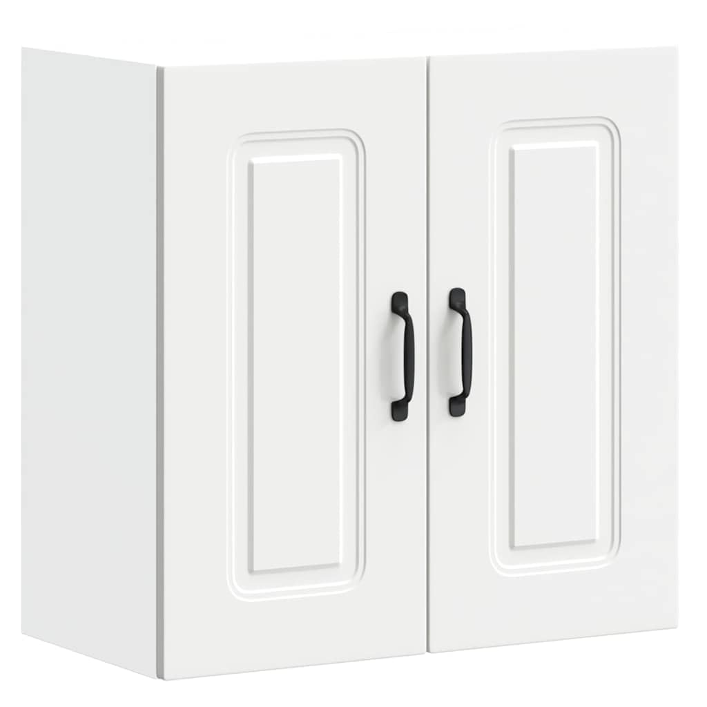 vidaXL Küchen-Hängeschrank Kalmar Weiß Holzwerkstoff, Wandschrank Küche, Wandschrank, Oberschrank, Küchenschrank, Hängeschrank, Oberschrank Küche