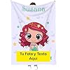 PORRAS ESTAMPACION & BANDERAS Manta Personalizada con Fotos│Manta Personalizada Bebe│Manta Personalizable│Manta para baquillos Personalizadas calentita y Funcional