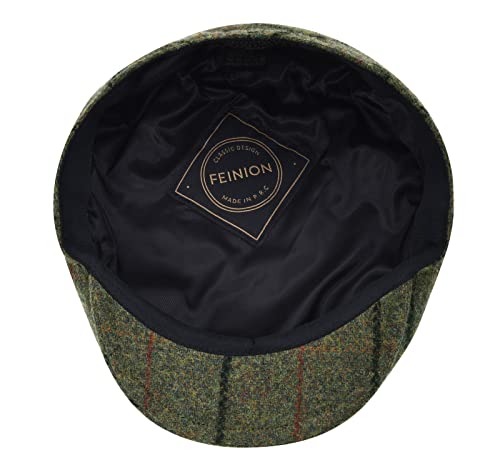 Image of FEINION Men's Wool Tweed Newsboy Ivy Cap Gatsby Golf Flat Hat
