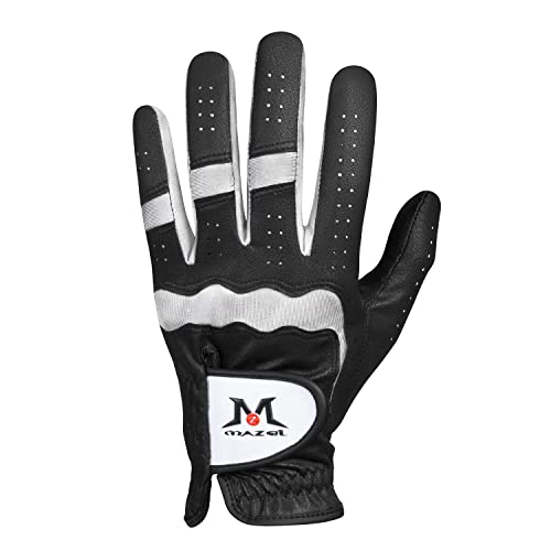 MAZEL Guantes de golf (nuevo negro y gris, L) Cover