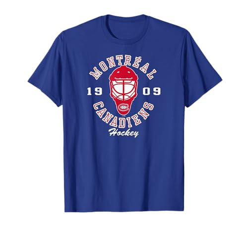 Montreal Canadiens Hockey Mask Blue Officially Licensed T-Shirt