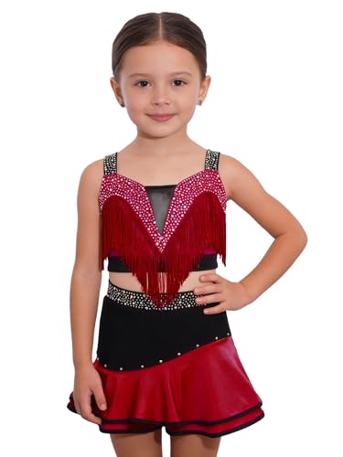 Combinaison danse latine fille scintillante pour briller sans gêne au gala