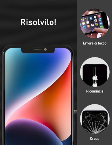 Bokman Schermo Per Iphone 11 Pro Max Da 6,5 Pollici 𝐓𝐫𝐮𝐞𝐓𝐨𝐧𝐞 𝐅𝐚𝐜𝐞 𝐈𝐃, Schermo Di Ricambio Assemblage Del Digitizer, Kit Di Riparazione Completo + Protezione Schermo - 5