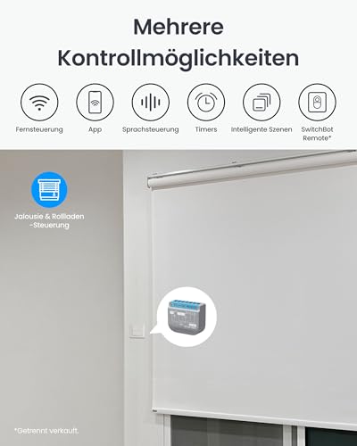 SwitchBot Wlan Schalter 2PM kompatibel mit Alexa/Apple Home/Google Home, Leistungsmessendes Relaisschaltmodul mit integriertem Bluetooth Repeater und Trockenkontakt, Wi-Fi 2,4 GHz, 16A