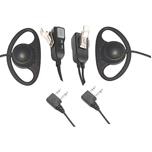 Two-Way Wireless Headset D-Shaped Headset walkie Talkie Headset with PTT/VOX