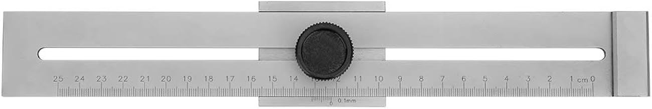 Acessórios para marcenaria, alta precisão de longa duração usando medidor de marcação, faixa de medição de 300 mm em escala clara para marcação e medição de comprimento