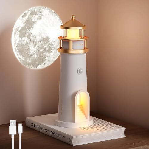 Eoeo Leuchtturm Tischlampe 6603-C