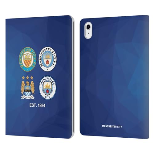 Coque iPad Air 11 antichoc Man City pour protéger l'écran des chutes avec rabat cuir