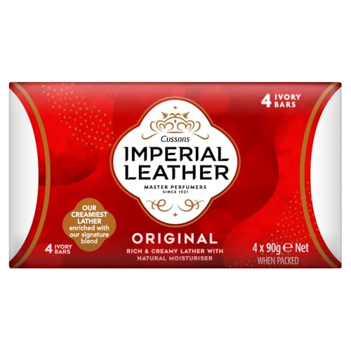 Imperial Leather Original Bar Soap, 90g, Pack of 4