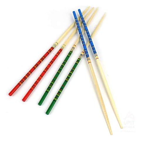 UPIT Bamboo Kitchen Cooking Frying Chopsticks, Set of 2 Cover