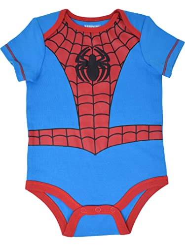 Marvel Avengers Spider-Man Iron Man Hulk Captain America Baby 5 Pack Bodysuits Newborn to Infant2