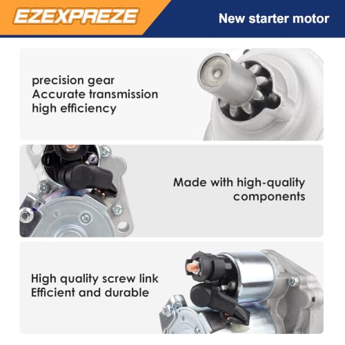 Image of Ezexpreze 17729 New Starter for 2.2L 2.3L Honda Accord 1996-2002 (Automatic Transmission), for Odyssey 1996-1998, for Acura Cl 1997-1999 (Automatic Transmission), for Isuzu Oasis 1996-1999