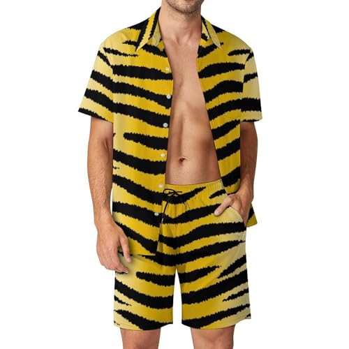 Chemise hawaïenne hommes ensemble short pantalon vêtement plage été mode tropicale décontractée S