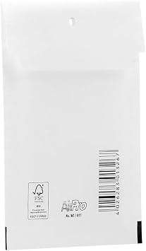 200 Bantex A1 175 x 120 mm 11/A White Bubble Envelopes with Self Seal