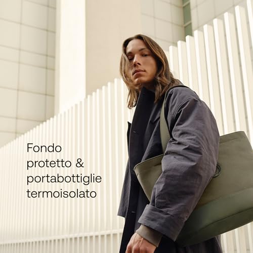 Bugaboo Borsa Per Il Cambio, Borsa Porta Pannolini Con Tasche Facili Da Raggiungere, Portabottiglie Termico, Materassino Per Il Cambio Pannolino E 3 Pochette, In Stormy Blue - 6