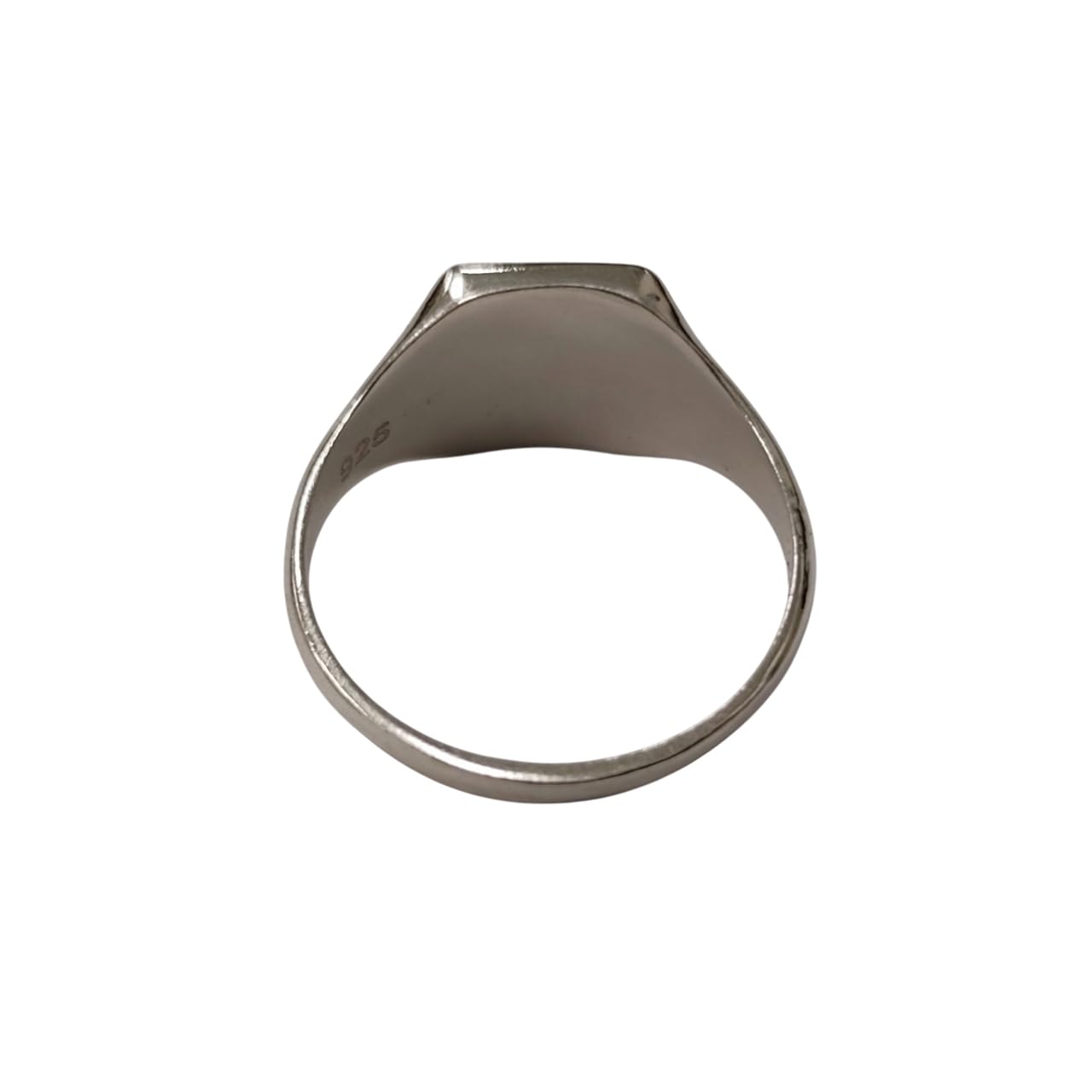 Anillo artesanal de plata 925 Alpha Omega – Anillo cristiano para hombre