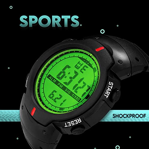 Image of ASGARD Multi Functional Sports Digital Multicolor Dial Men's Watch