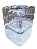 Coin Organizer & Dispenser - Clear View - Quarters, Nickels, Dimes, Pennies, Automatic Sorter with Easy Coin Dispenser