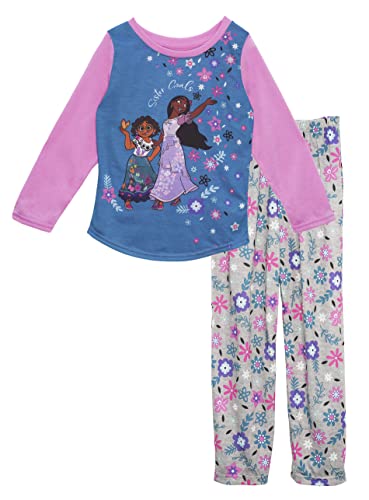 Disney Girls' Encanto Pajama Set, Mirabel and Isabella, Size 10