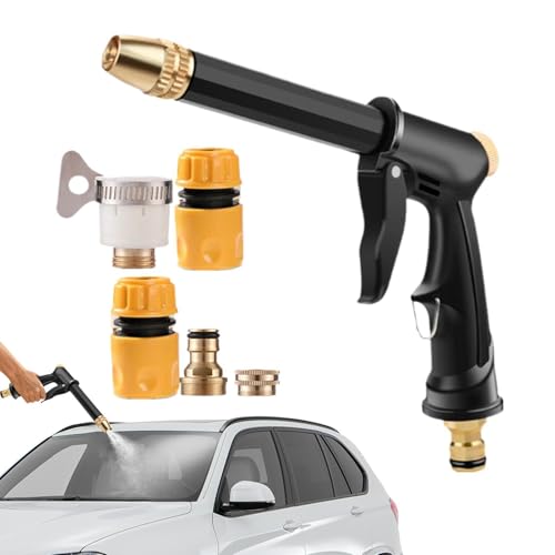 Car Wash Sprayer | Portable 360 Degree Rotation Powerful Tool with 5 Adapters - Car Wash Pressure Washer,for Home Users Business Users Patios Roads Gates Benches Furniture Bicycles Motorcycles