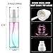 Fine Mist Spray Bottle Plastic Spray Bottles 3.4oz/100ml 2Pack Makeup Setting Spray Bottle TSA Approved Empty Cosmetic Refillable Travel Bottle Containers Sprayer for Water,Perfume,Essential