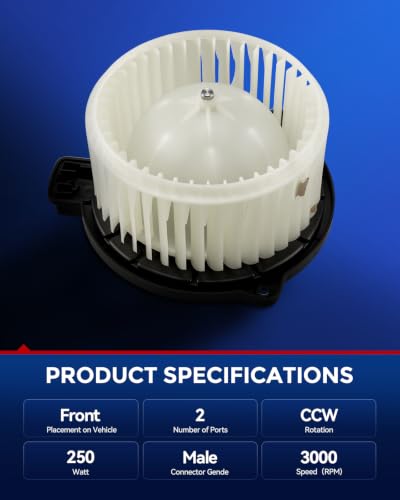 Image of KAX 700286 AC Blower Motor for Kia Sportage 2017-2022, Tucson 2018-2021