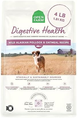 Open Farm, Digestive Health Dog Food, Veterinarian Formulated Eas...