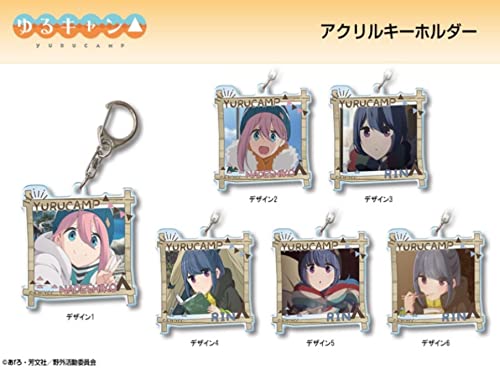 Amazon.co.jp: ゆるキャン△ アクリル キーホルダー 各務原なでしこ B
