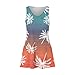 Womens Dresses Maternity Dresses Party Dresses for Women Elegant Classy Dress with Sleeves Pink Maxi Dress Long Dresses for Women Casual Womens Floral Dress Summer Dresses for Women（5-Orange,X-Large）