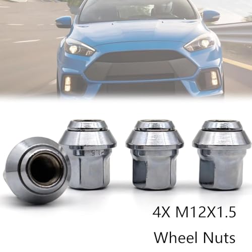 Tuercas de rueda M12x1.5 de 19mm para Ford Mondeo y Streetka tornillos resistentes de llantas 6